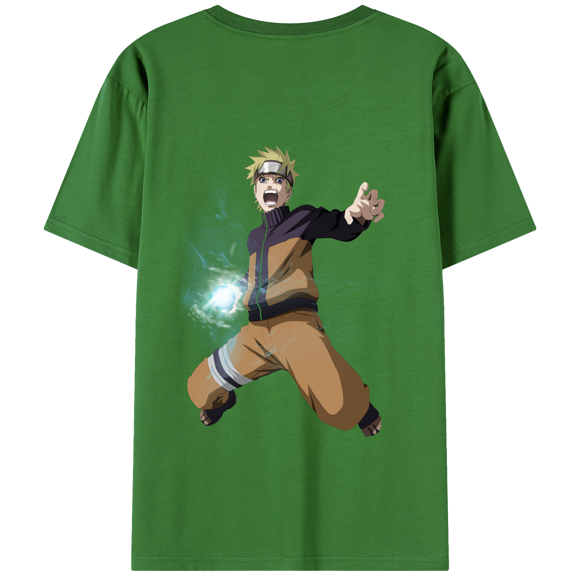 （画像用） NARUTO -ナルト- うずまき ナルト Uzumaki Naruto レディース半袖Tシャツ(バックプリント)